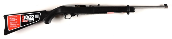 (M) RUGER 10/22 TAKEDOWN SEMI AUTOMATIC RIFLE.