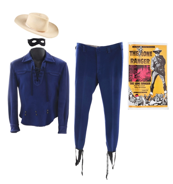 A LONE RANGER SCREEN WORN OUTFIT & MASK