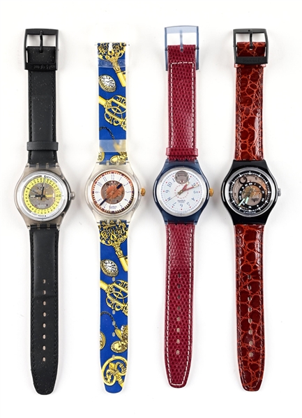LOT OF 4: AUTOMATIC SWATCHES