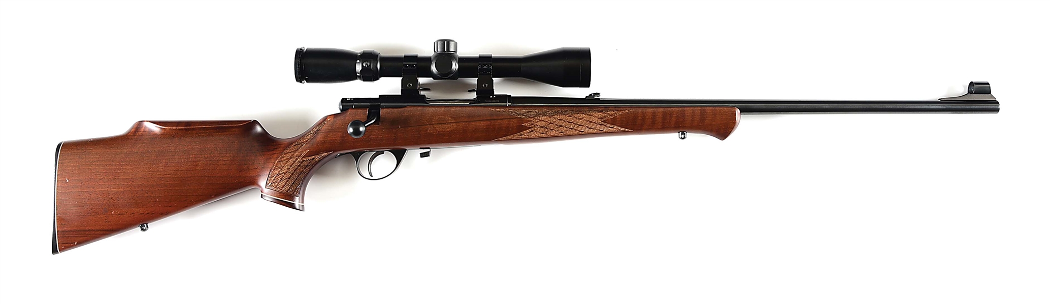 (M) ANSCHUTZ MODEL 1730 DK L MONTE CARLO BOLT ACTION RIFLE IN .22 HORNET.