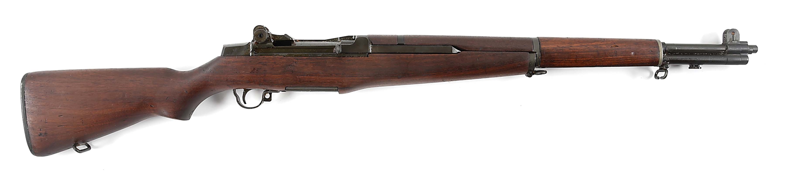 (C) SPRINGFIELD M1 GARAND SEMI AUTOMATIC RIFLE.