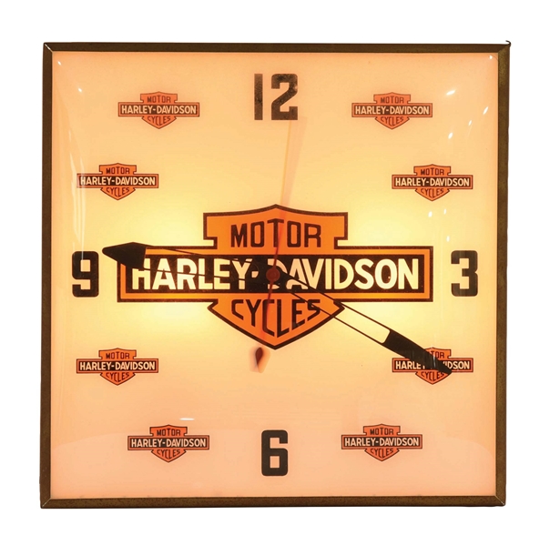 HARLEY-DAVIDSON PAM CLOCK.