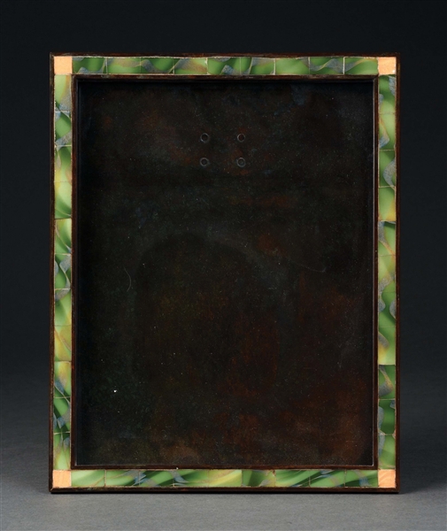 RARE MOSAIC TIFFANY STUDIOS PICTURE FRAME.