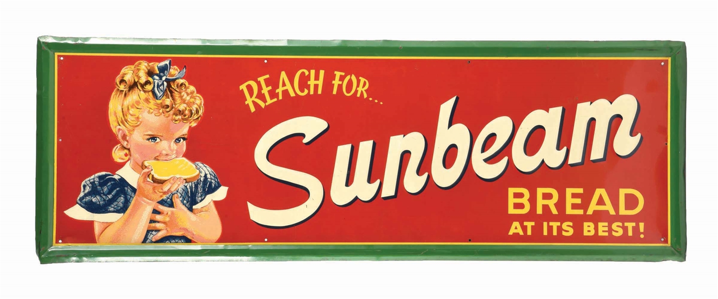 REACH FOR SUNBEAM BREAD SIGN.