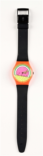 KEITH HARING "BREAKDANCE" SWATCH.