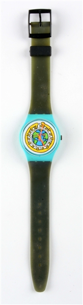 KEITH HARING "MILLES PATTES" SWATCH.