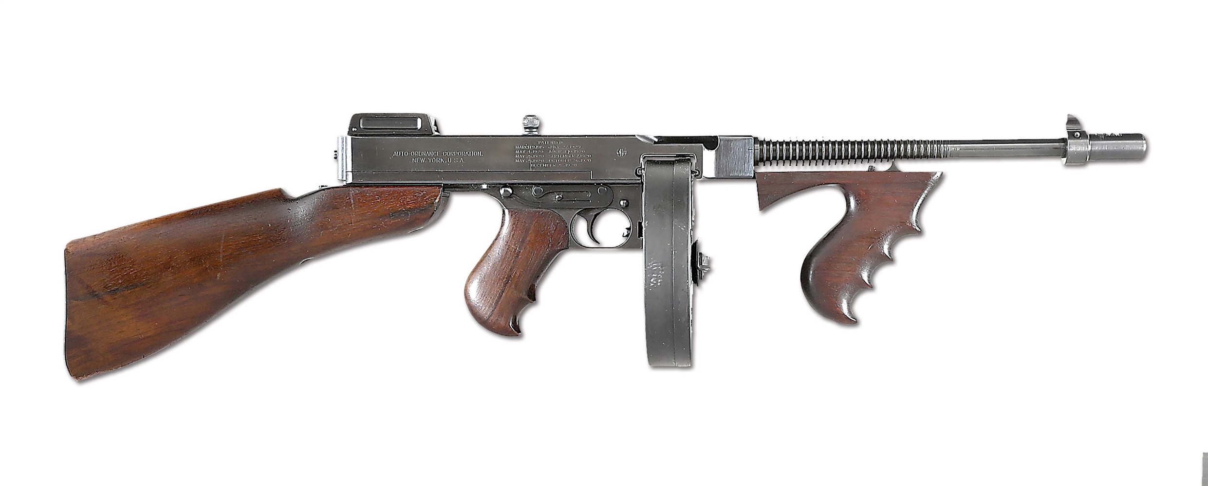 (N) UTTERLY SPECTACULAR ORIGINAL CONDITION COLT 1921/28 NAVY THOMPSON MACHINE GUN (CURIO AND RELIC).
