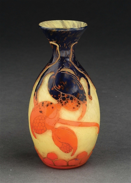 LE VERRE FRANCAIS VASE.