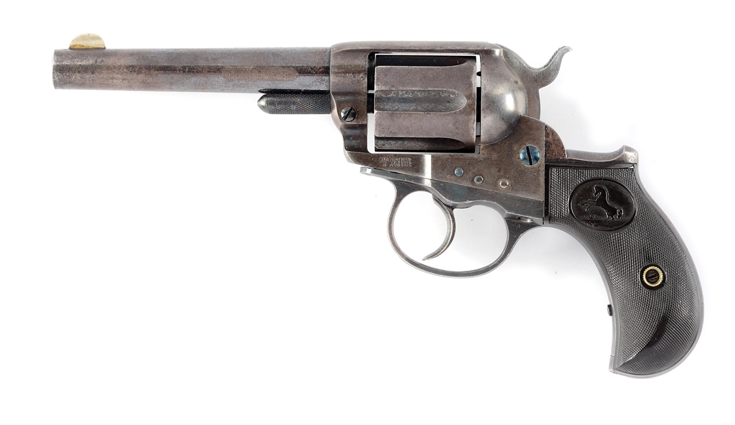 (A) COLT MODEL 1877 "LIGHTNING" DOUBLE ACTION REVOLVER (1886).