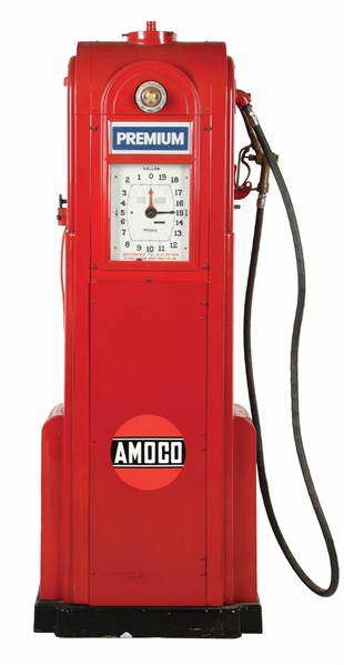 WAYNE MODEL #866 GAS PUMP RESTORED IN AMERICAN GAS. 