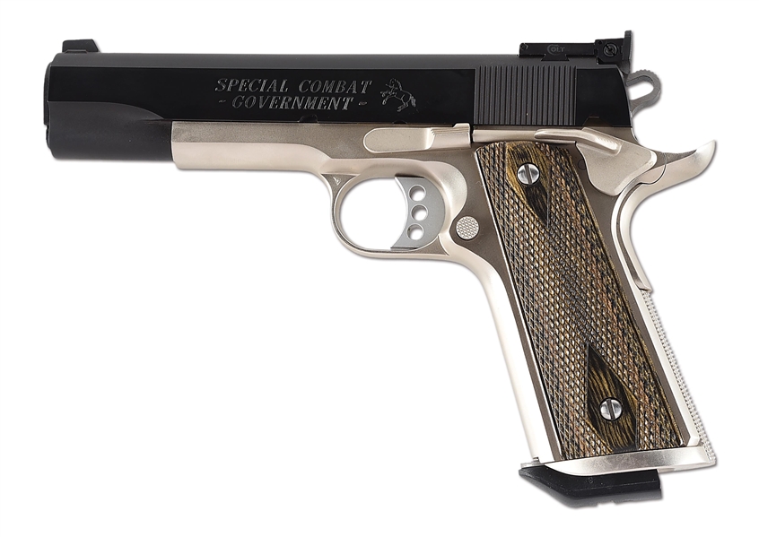 (M) COLT SPECIAL COMBAT GOVERNMENT MODEL 1911 SEMI AUTOMATIC PISTOL.