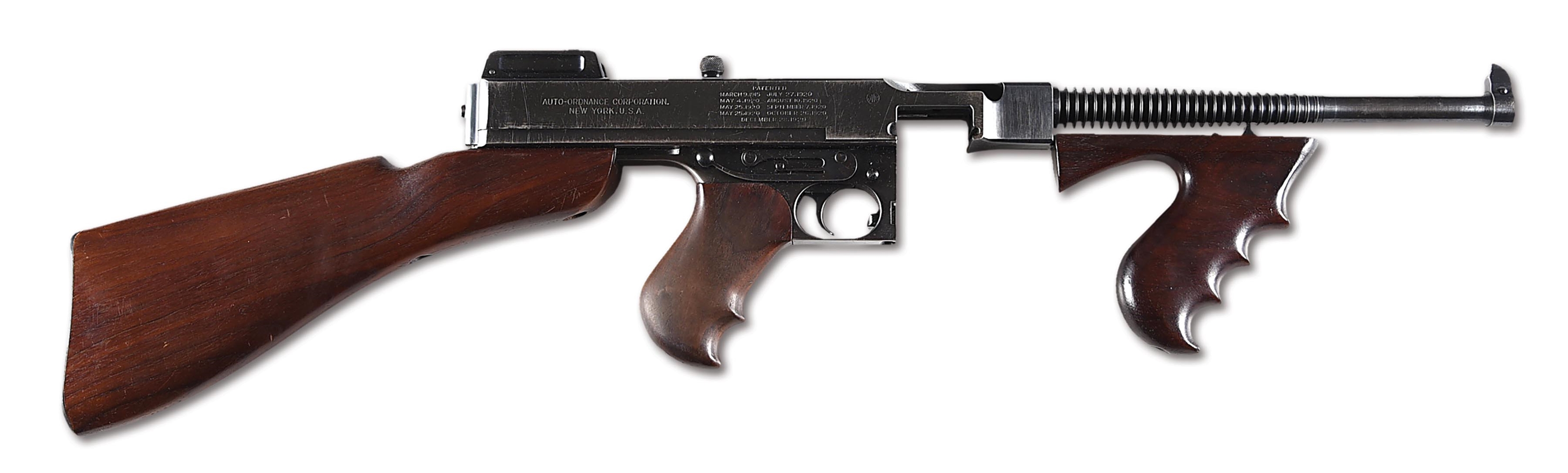 (N) HIGH CONDITION EARLY 3-DIGIT COLT 1921A THOMPSON MACHINE GUN (CURIO & RELIC).