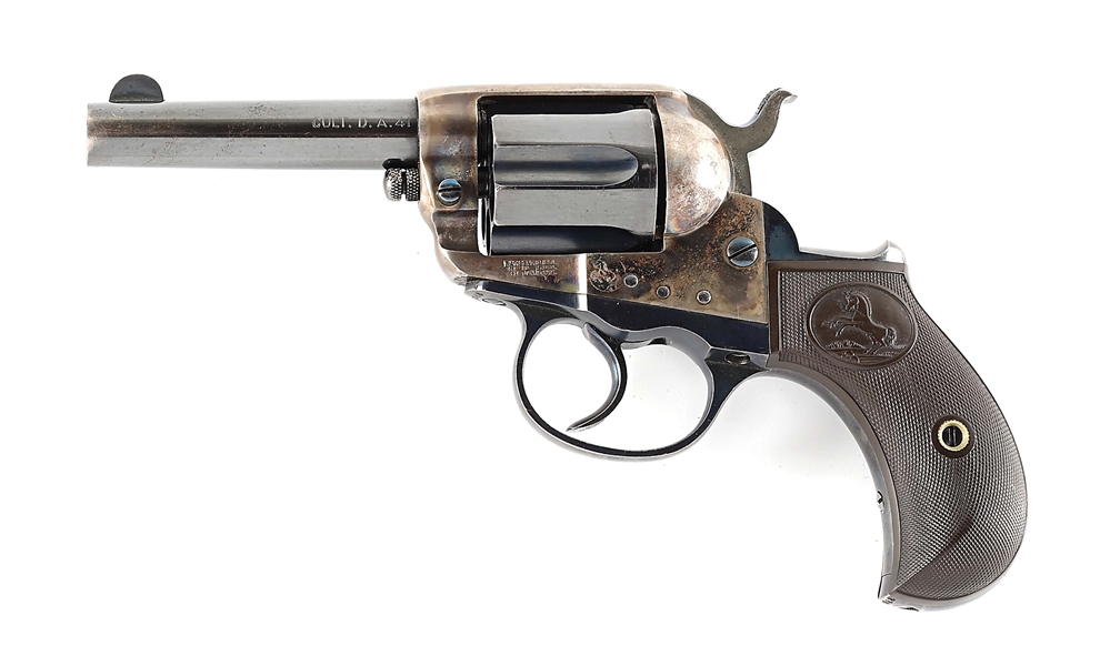 (C) COLT MODEL 1877 THUNDERER SHERIFFS MODEL DOUBLE ACTION REVOLVER.