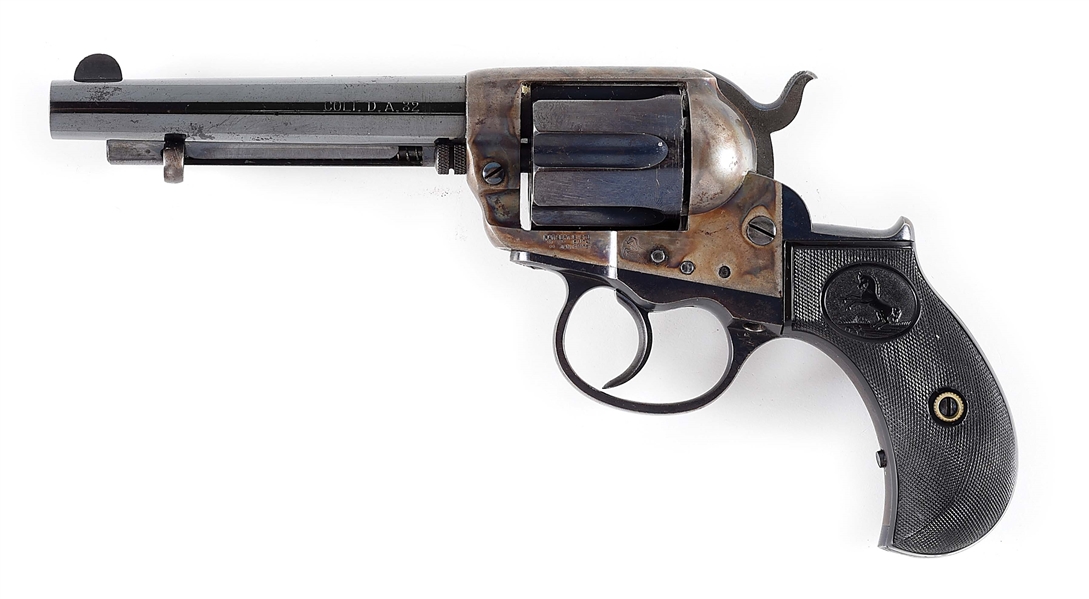 (A) ONE OF THE FINEST KNOWN BLUED COLT MODEL 1877 RAINMAKER .32 DOUBLE ACTION REVOLVER.