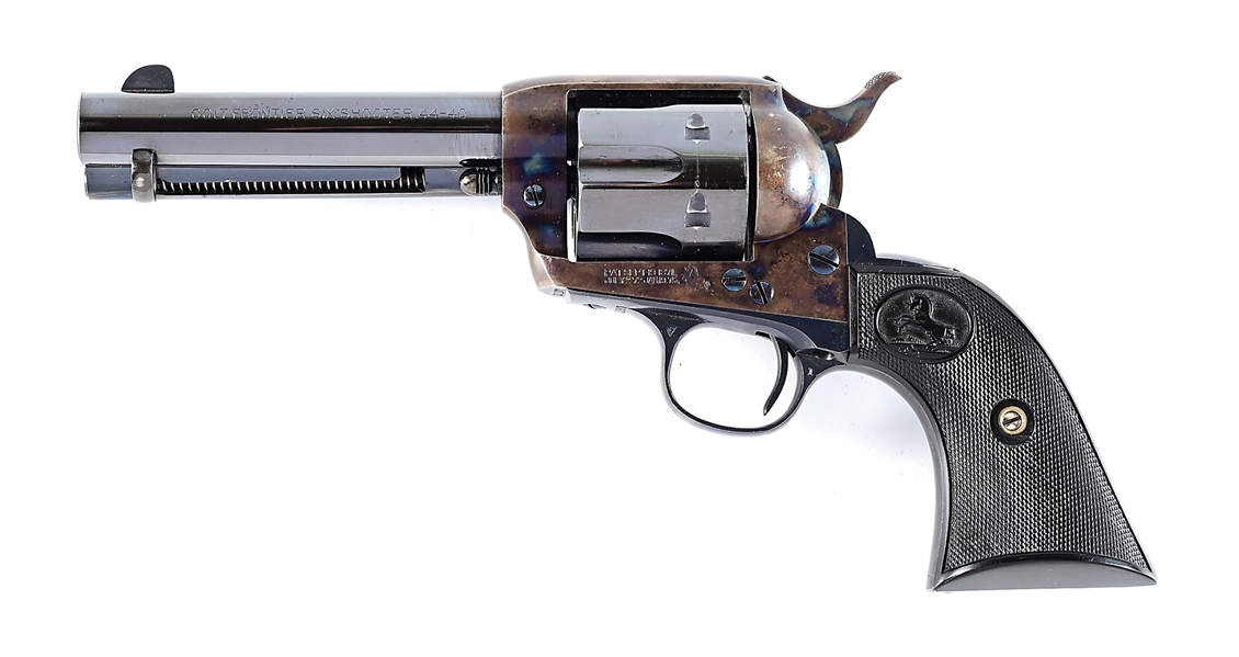 (C) OUTSTANDING COLT FRONTIER SIX SHOOTER SINGLE ACTION REVOLVER.