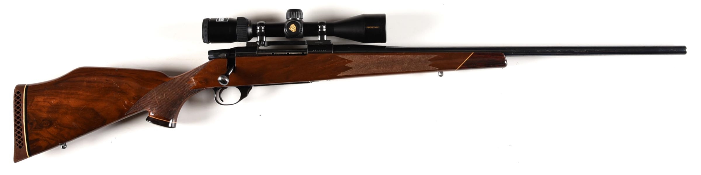 (M) WEATHERBY VANGUARD VGX BOLT ACTION RIFLE WITH NIKON SCOPE.