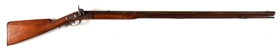 (A) PERCUSSION FOWLER WITH NORTHWEST TRADE GUN BARREL.