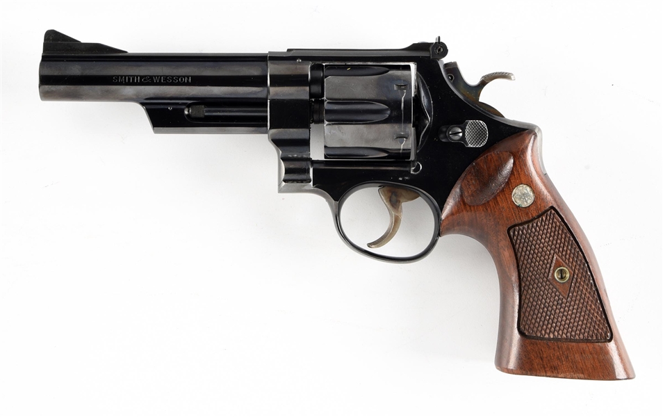 (C) SMITH & WESSON MODEL 25 DOUBLE ACTION REVOLVER.