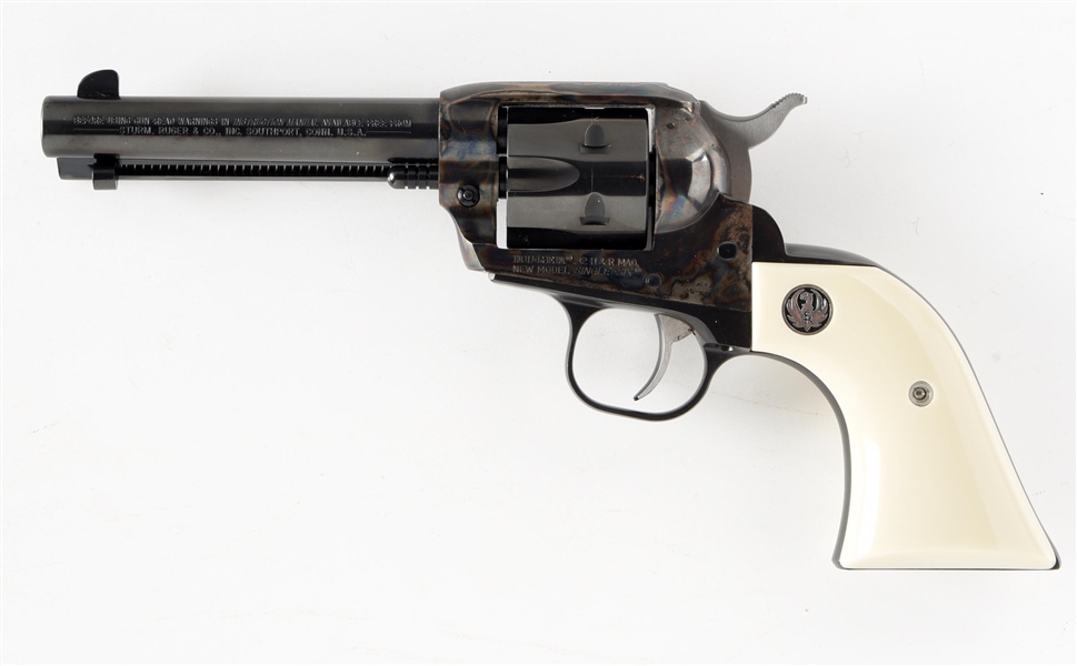 (M) RUGER NEW MODEL SINGLE-SIX SINGLE ACTION REVOLVER IN .32 H&R MAGNUM.
