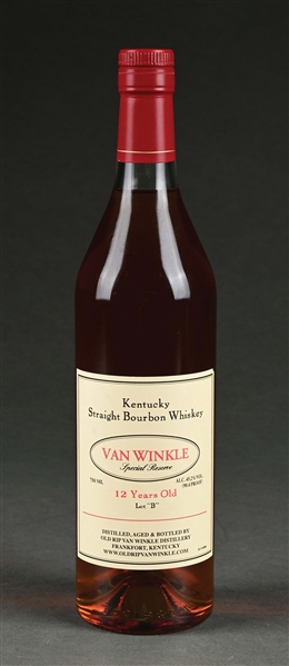 VAN WINKLE SPECIAL RESERVE 12 YEAR OLD