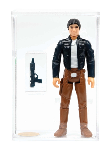 STAR WARS HAN SOLO "BESPIN OUTFIT" AFA 90 GOLD LABEL ARCHIVAL CASE