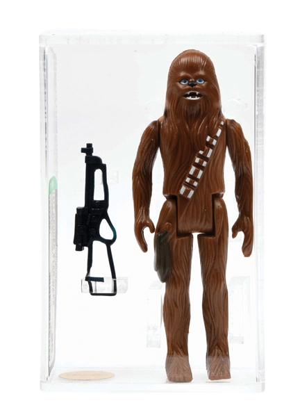1977 STAR WARS ACTION FIGURE CHEWBACCA AFA 90 GOLD LABEL