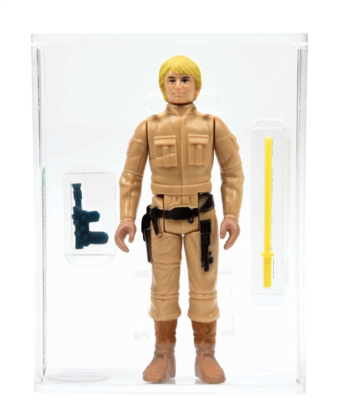 STAR WARS ACTION FIGURE LUKE SKYWALKER BESPIN FATIGUES "BLONDE HAIR" AFA 85