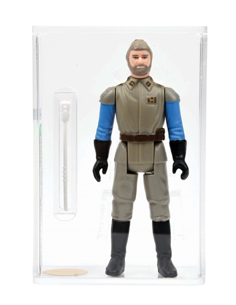 1983 STAR WARS ACTION FIGURE GENERAL MADINE "MOLDED FACE" AFA 90 GOLD LABEL ARCHIVAL