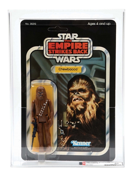 STAR WARS CHEWBACCA E.S.B 31 BACK-A AFA 85 ARCHIVAL M.O.C. UNPUNCHED