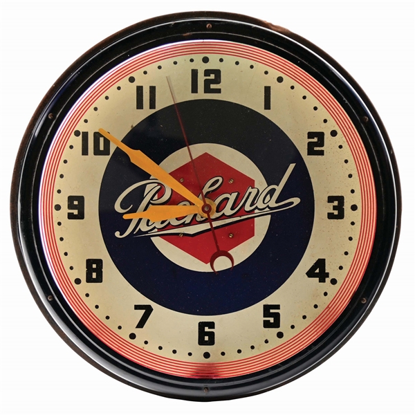 PACKARD NEON LIGHT-UP CLOCK.