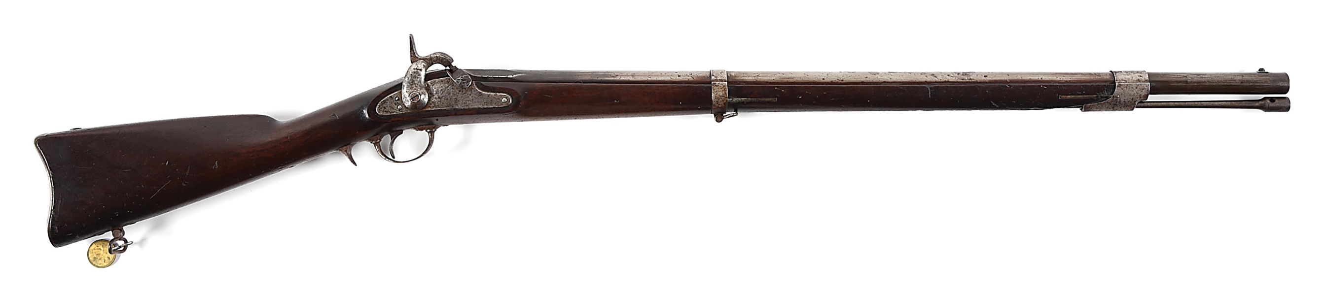 (A) SCARCE WHITNEYVILLE MODEL 1861 PLYMOUTH NAVY PERCUSSION RIFLE.