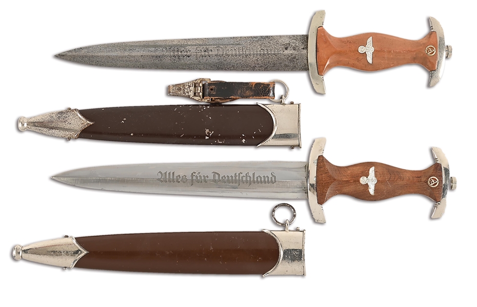 LOT OF 2: THIRD REICH SA DAGGERS.