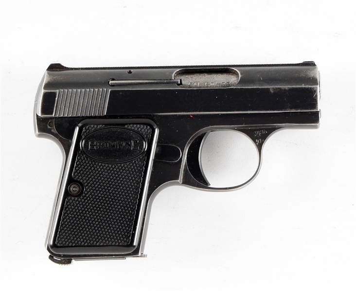 (C) CASED BROWNING BABY SEMI AUTOMATIC PISTOL.