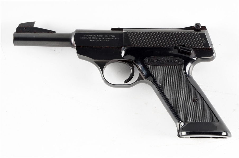 (C) BROWNING NOMAD SEMI AUTOMATIC PISTOL WITH SOFT CASE.