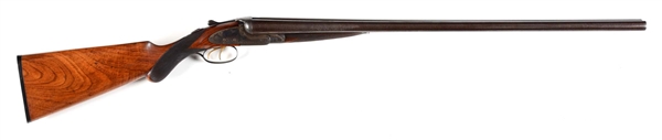 (A) W.C. SCOTT & SON THE MONTE CARLO SIDE BY SIDE SHOTGUN WITH CROSSOVER STOCK.