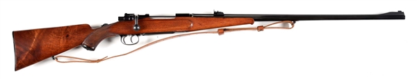 (C) EMIL PACHMAYR BOLT ACTION MAUSER SPORTERING RIFLE.