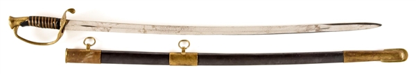 CONFEDERATE OFFICERS SWORD.