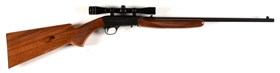 (C) BELGIAN BROWNING SA22 SEMI-AUTOMATIC RIFLE WITH CASE.