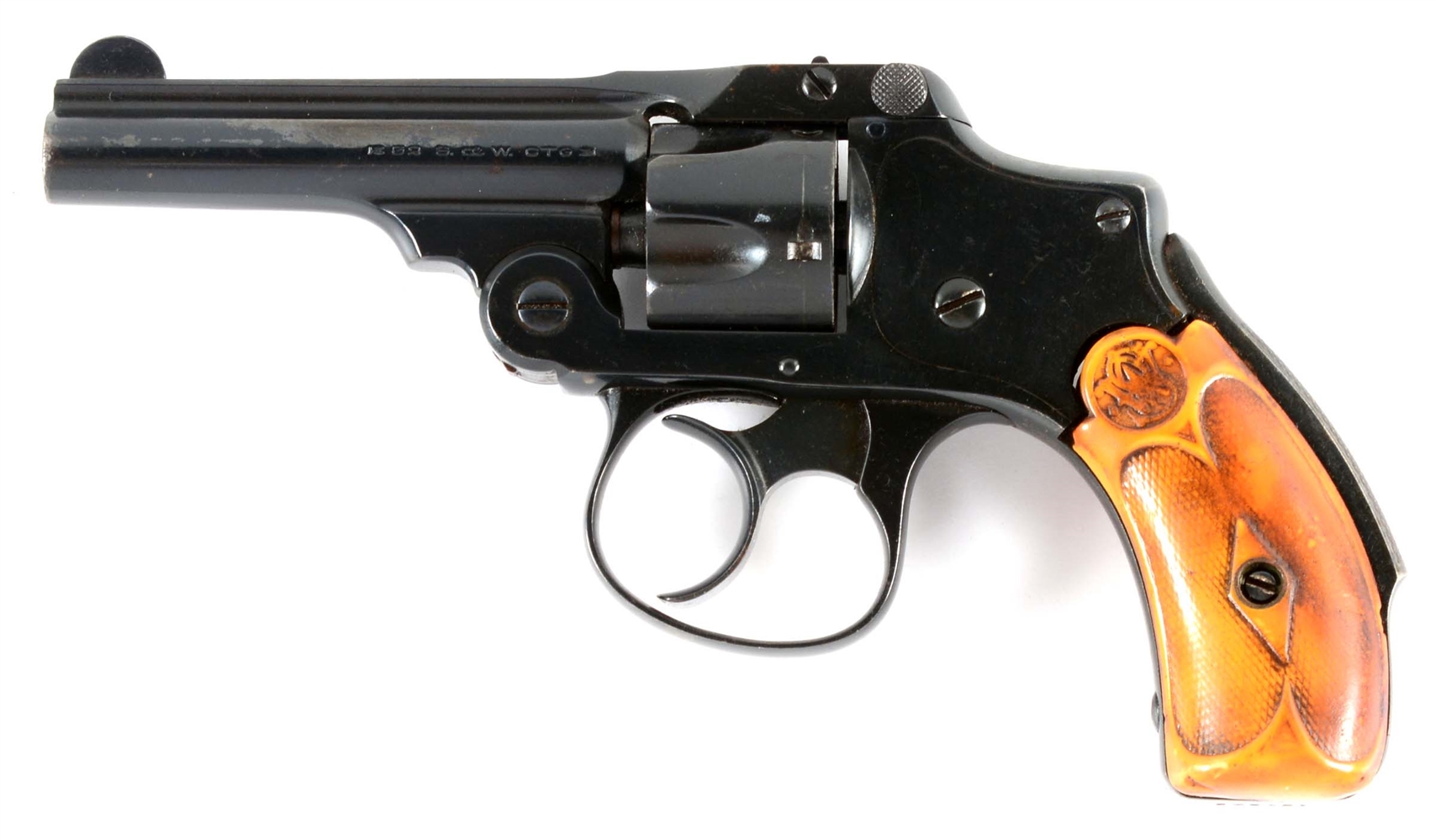 (C) SMITH & WESSON 2ND MODEL .32 LEMON SQUEEZER DOUBLE ACTION REVOLVER.