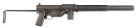 (N) VERY DESIRABLE GUIDE LAMP M3 "GREASE GUN" MACHINE GUN (CURIO & RELIC) WITH S.C.R.C. SILENCER.