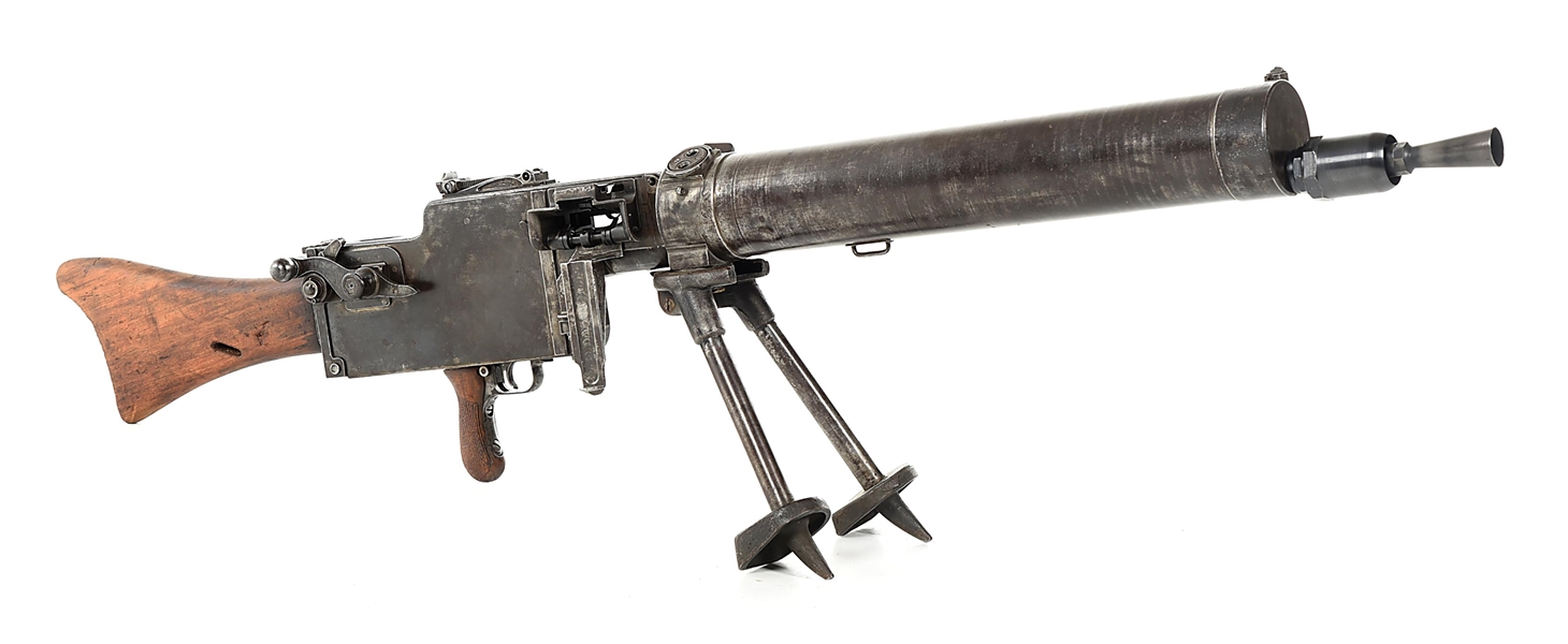 (N) ORIGINAL GERMAN WWI J. P. SAUER MANUFACTURED MG 08/15 MAXIM MACHINE GUN (CURIO & RELIC).