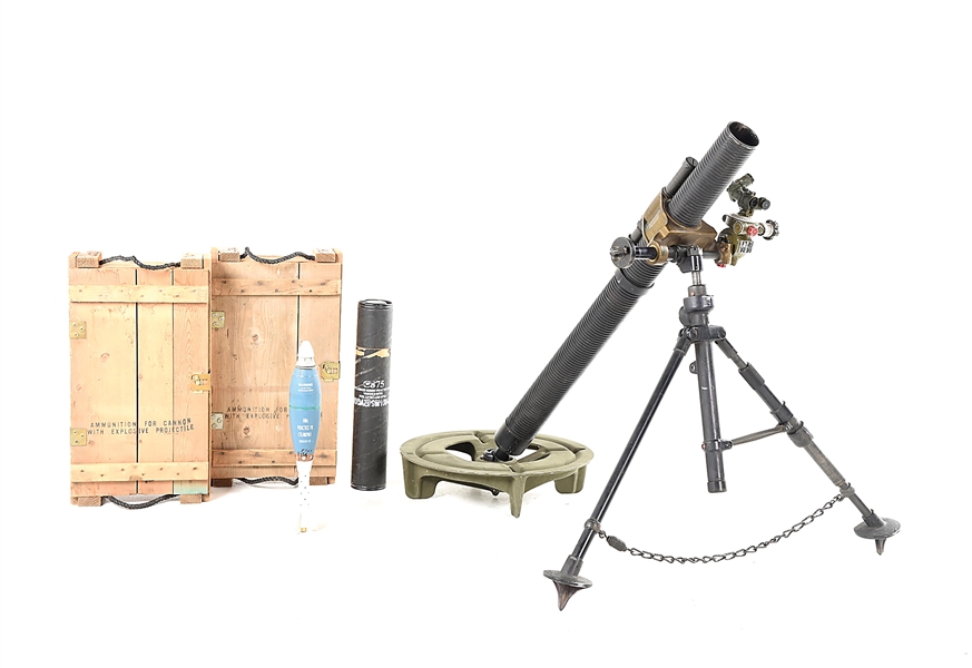 (D) RADCLIFE REGISTERED KOREA AND VIETNAM ERA U.S. 81MM MODEL 29 MORTAR (DESTRUCTIVE DEVICE).