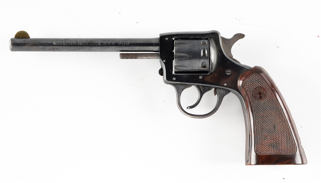 (C) H & R MODEL 922 DOUBLE ACTION REVOLVER WITH RIG.