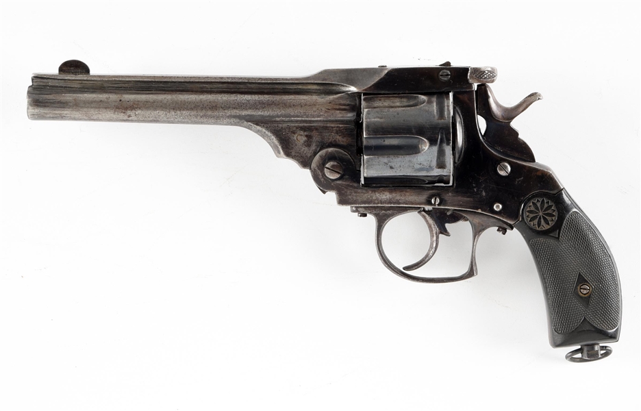 (C) PERIOD BELGIAN COPY OF A SMITH & WESSON FRONTIER MODEL DOUBLE ACTION REVOLVER.