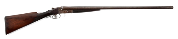 (C) BALTIMORE ARMS COMPANY 12 GAUGE SIDE BY SIDE SHOTGUN.