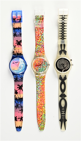 LOT OF 3: COLLECTOR, LIMITED, AND WORLDWIDE SWATCHES