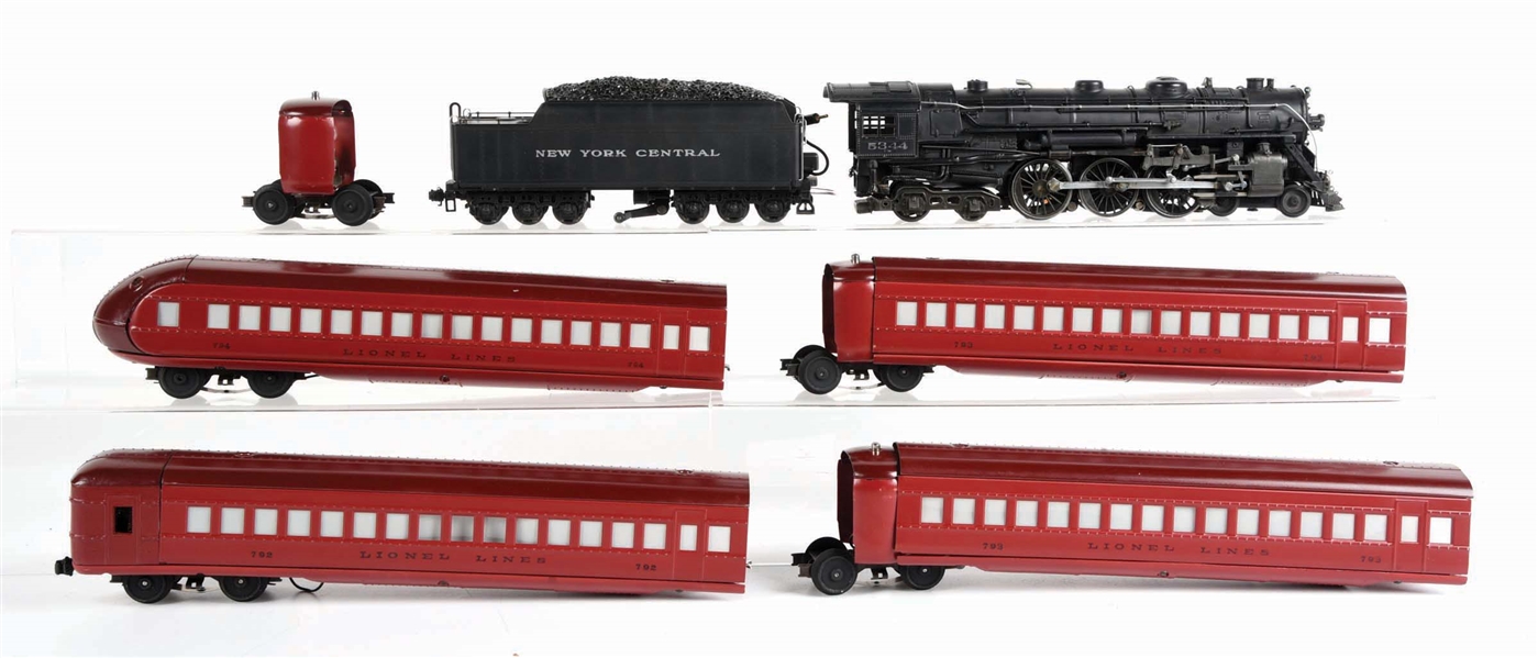 LOT OF 6: LIONEL 700E RAIL CHIEF SET