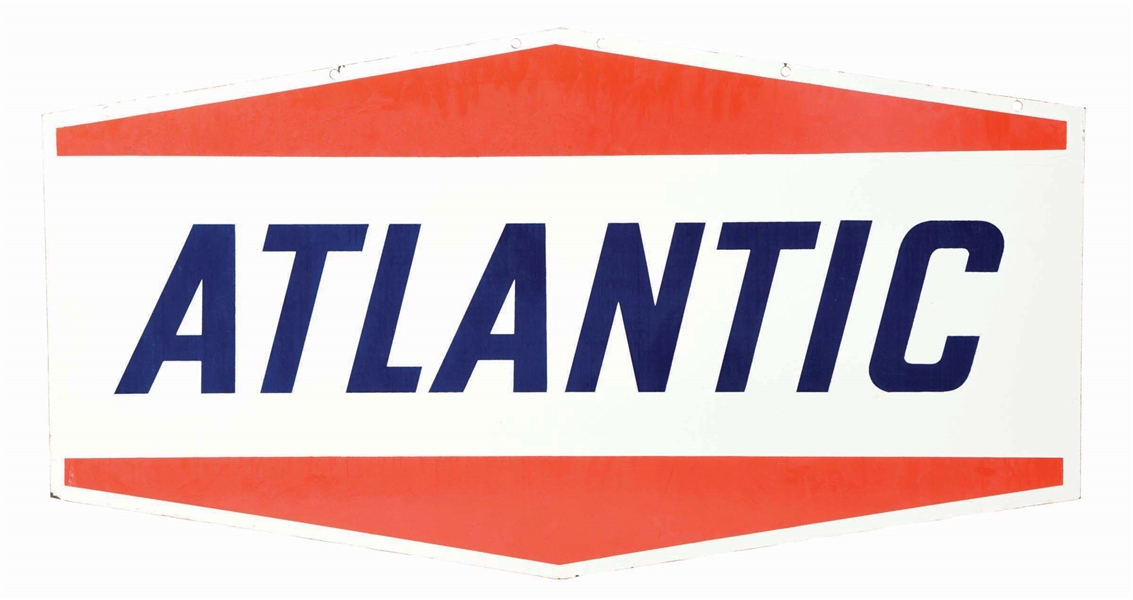 ATLANTIC PORCELAIN SIGN.