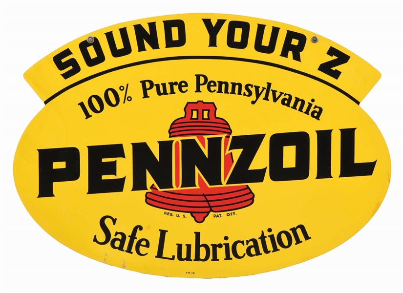 SOUND YOUR Z PENNZOIL SIGN.