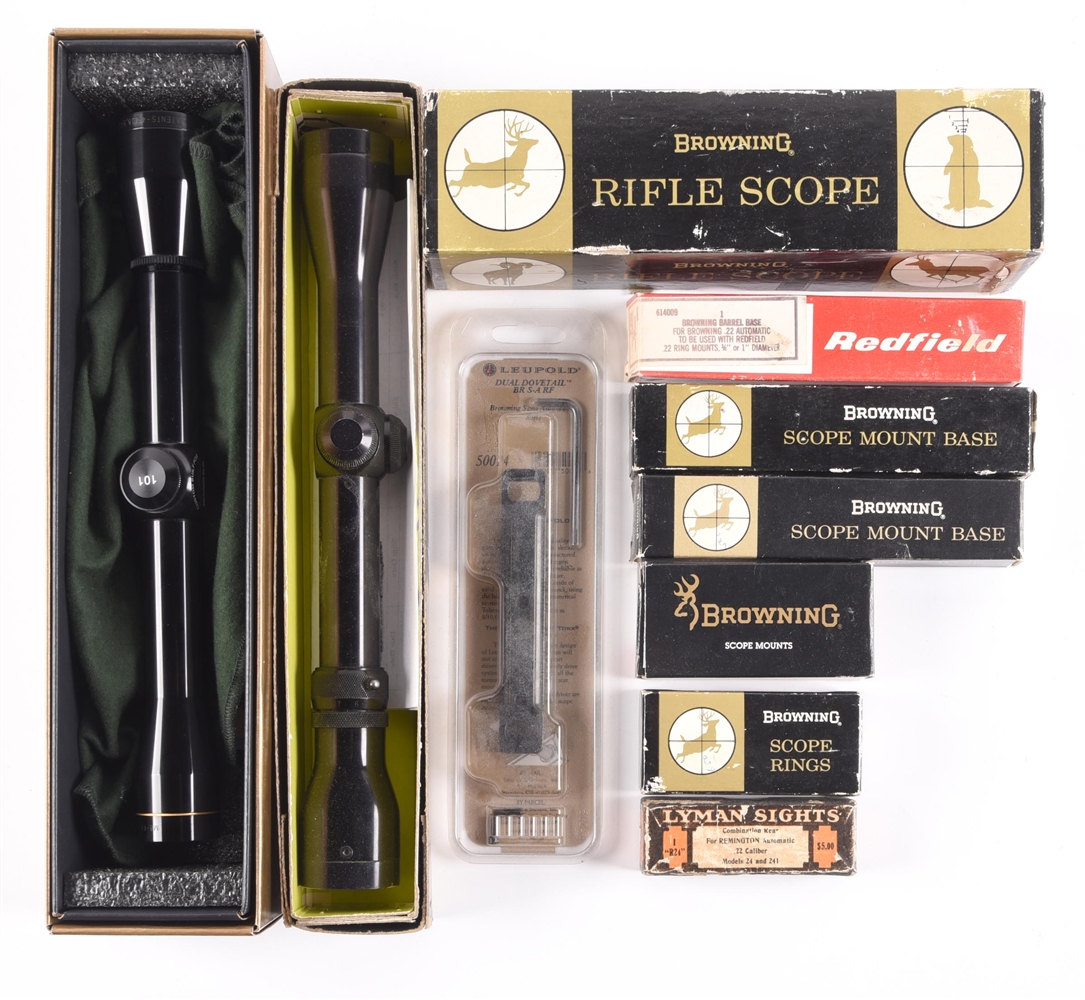 LEUPOLD CUSTOM SHOP SCOPE BROWNING SCOPES AND PARTS.